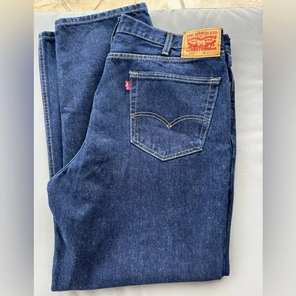 Levi's Blue Jeans Classic Denim Size 40x32